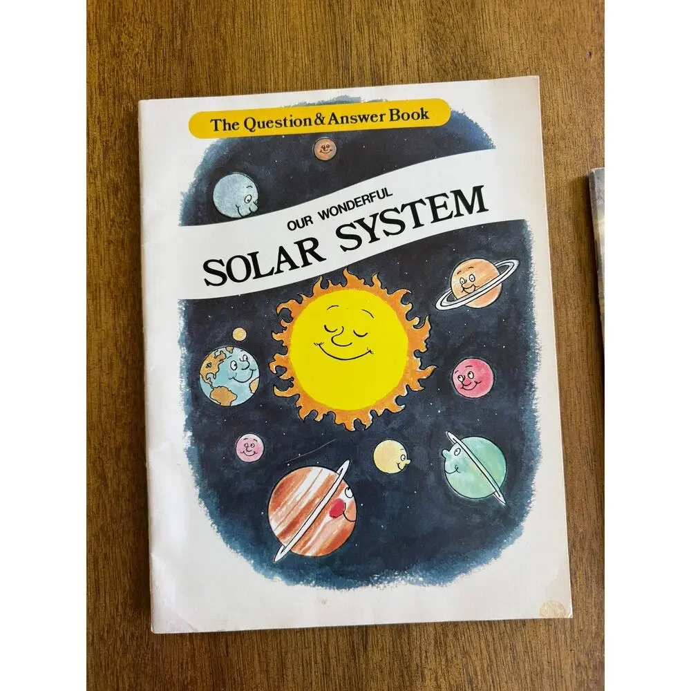 Vintage 1970s 1980s Educational Book Lot Solar System Native American